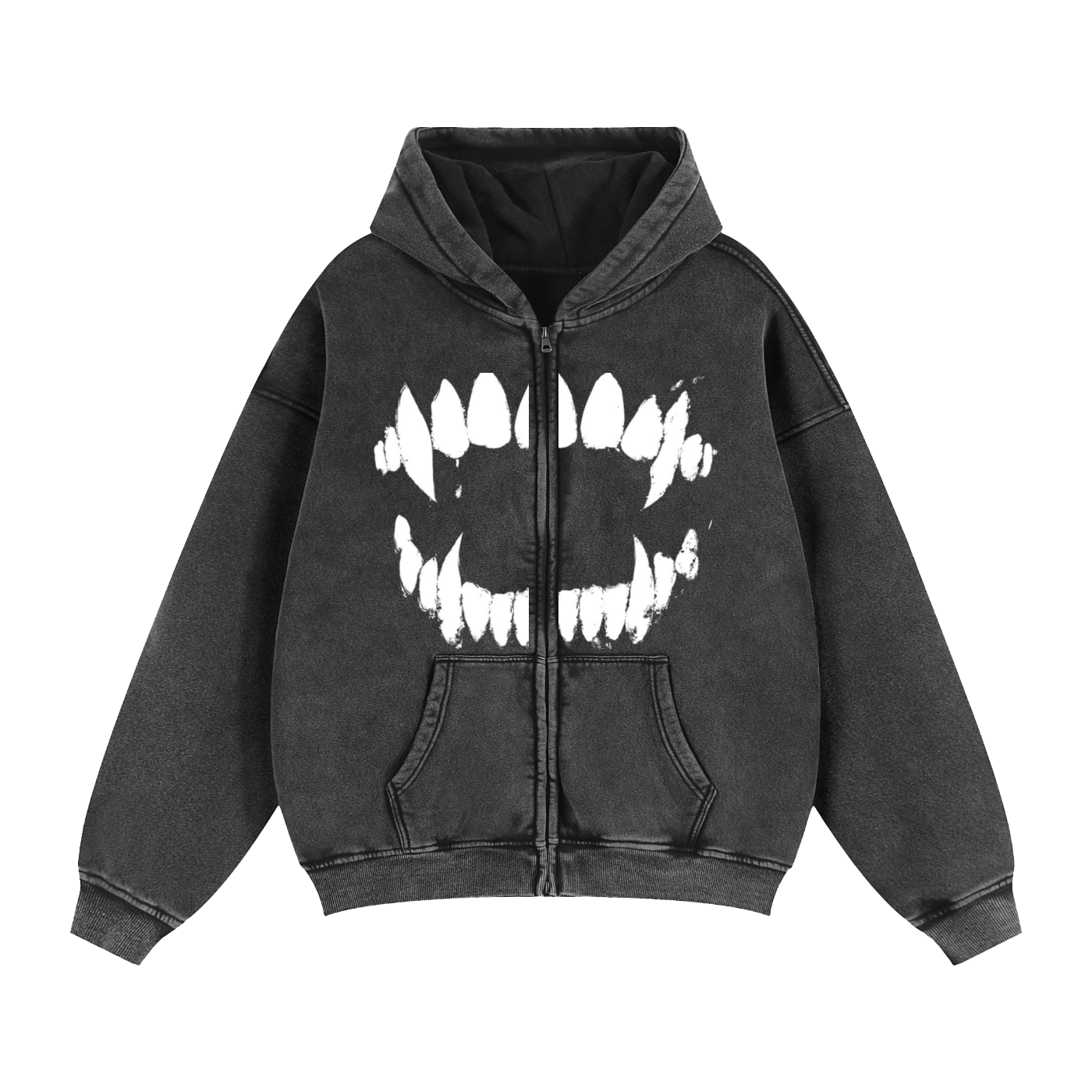 Fangs Zip Hoodie