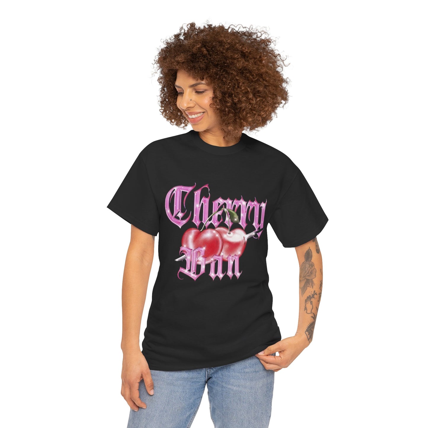 Cherry Ban | Heavy Cotton Tee