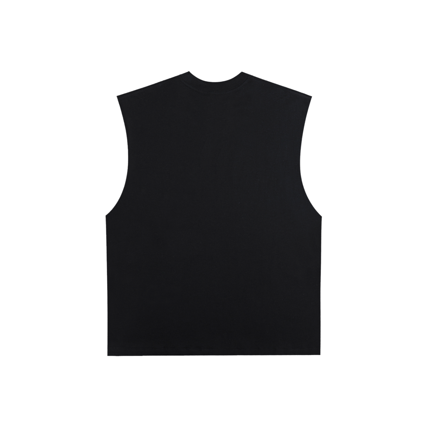 Raw Edge Cotton Tank Top