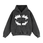 Fangs Zip Hoodie