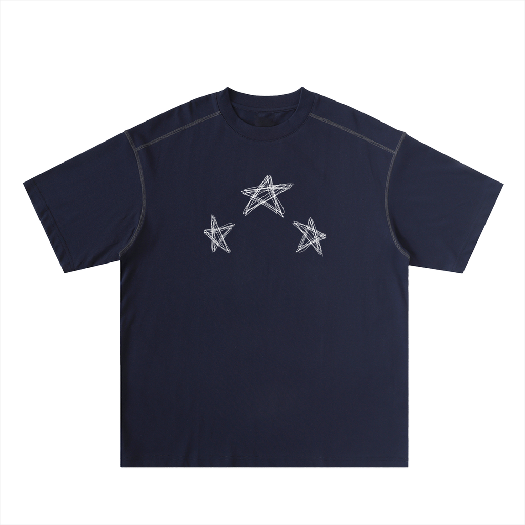 Distressed Star Tee