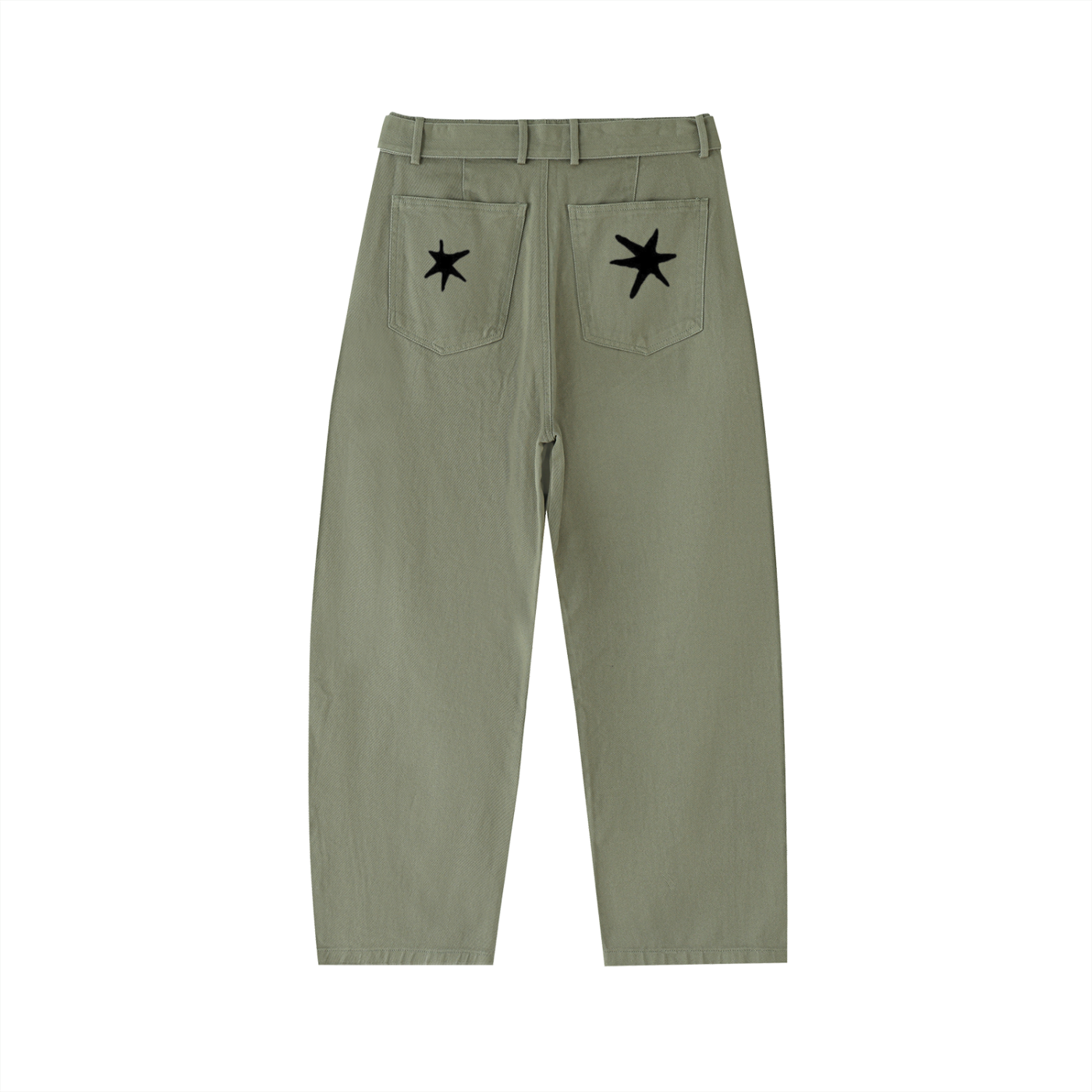 Graffiti Star Belted Pants