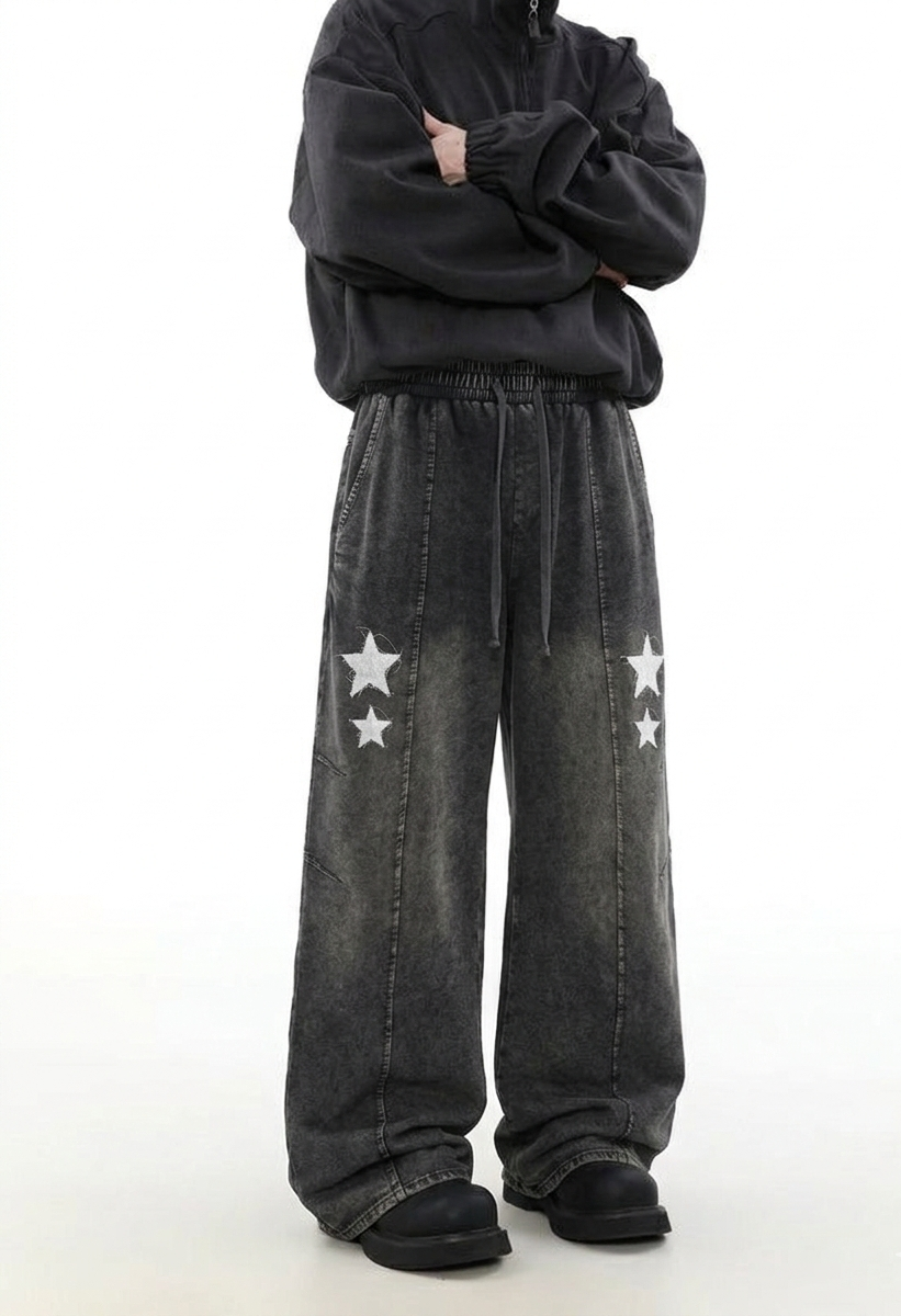 Drawstring Cotton Pants