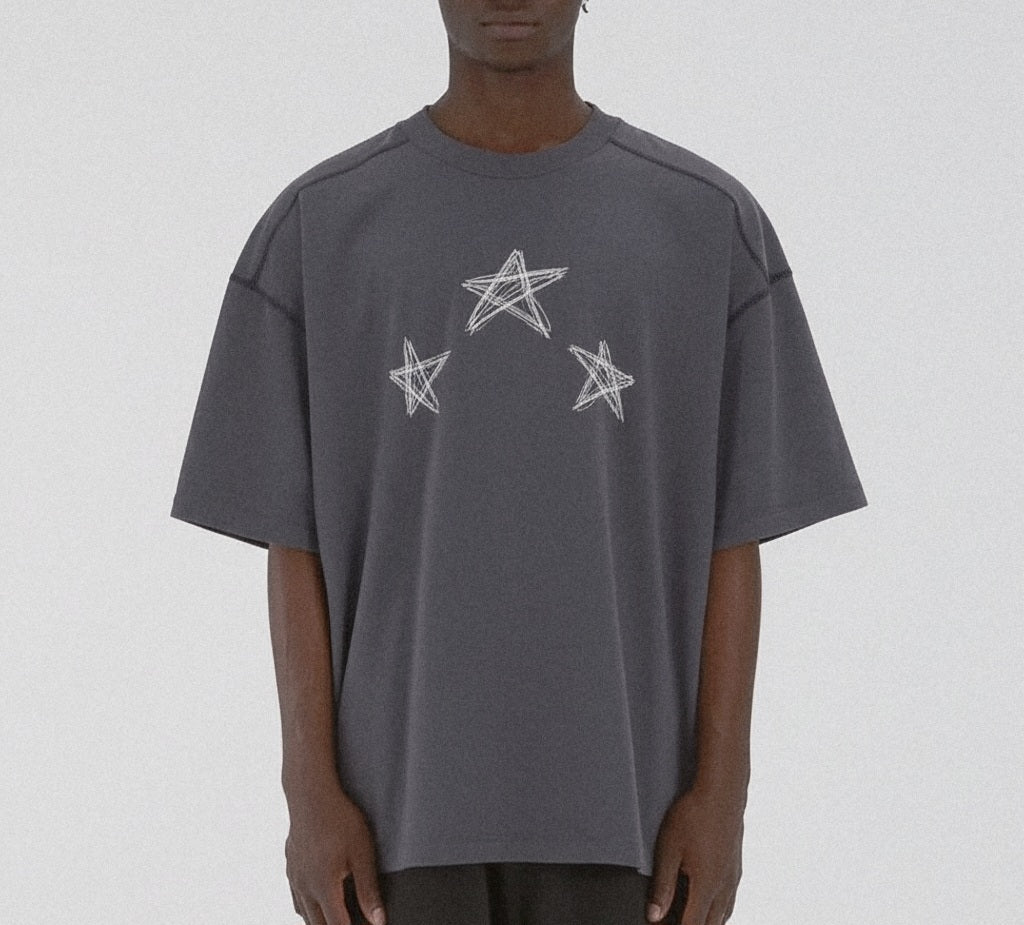 Distressed Star Tee
