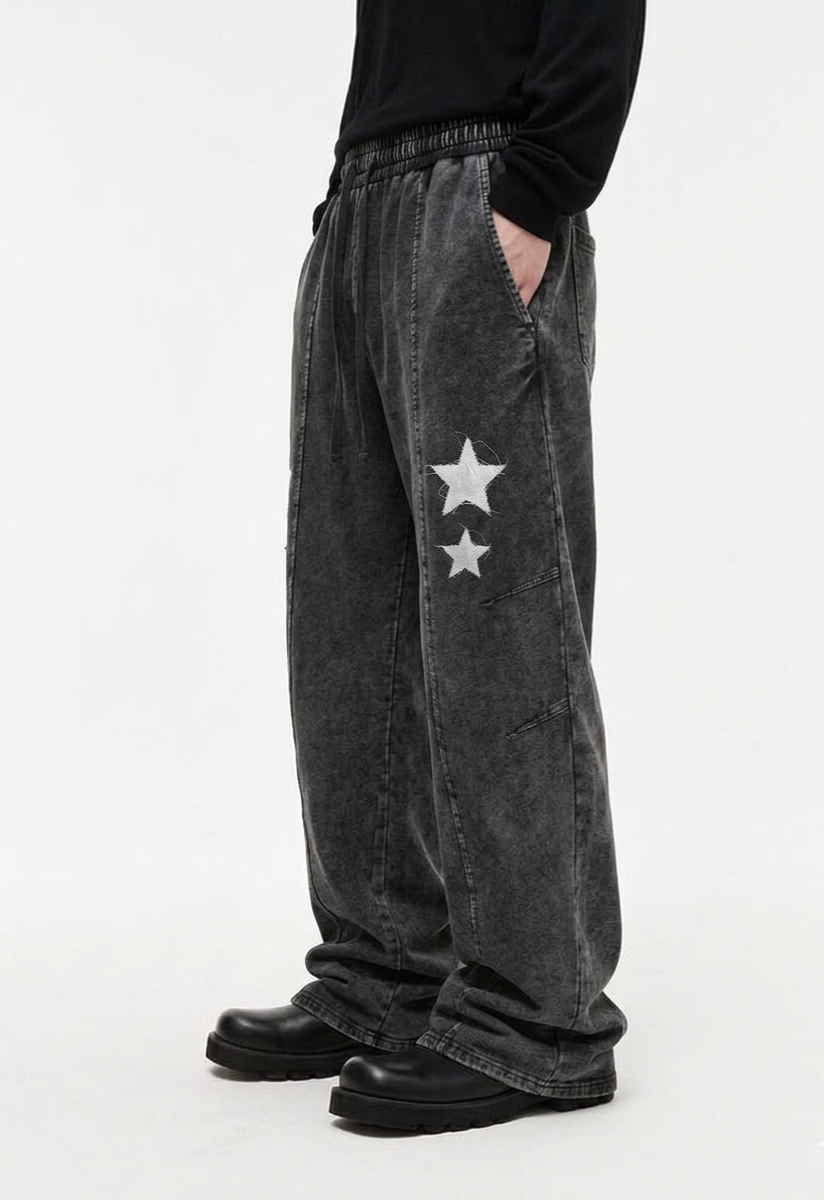 Drawstring Cotton Pants