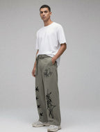 Graffiti Star Belted Pants