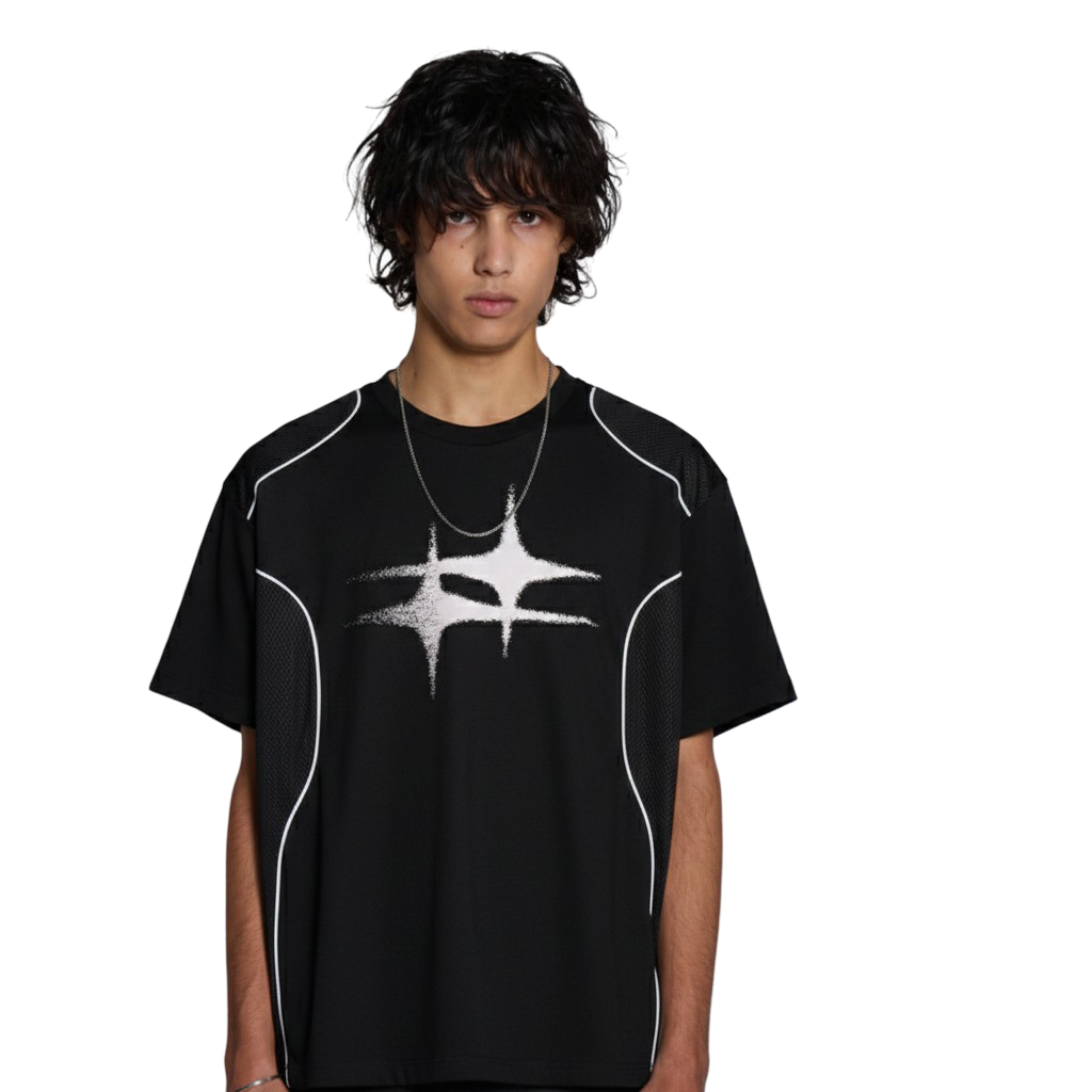 Contrast Panel T-Shirt