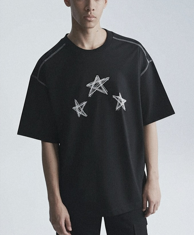 Distressed Star Tee