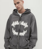 Fangs Zip Hoodie